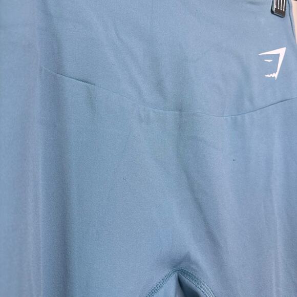 Gymshark Baby Blue Compression Workout Active Leggings Women's Size Small - Picture 3 of 6